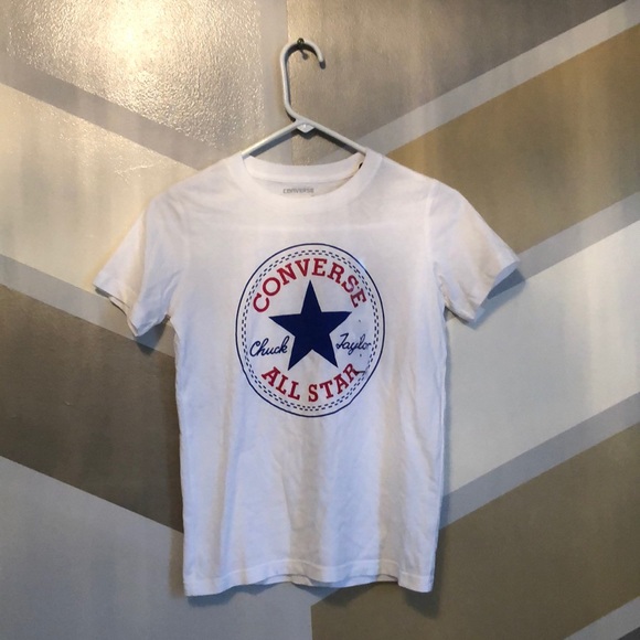 white converse shirt